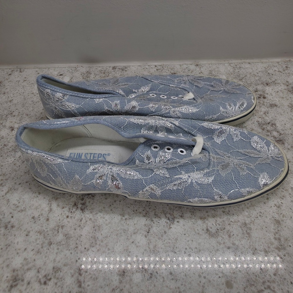 Lot of 8 Vintage Canvas Sneakers Liz Claiborne Bare Traps 8.5 9 Retro 90s - Picture 16 of 16